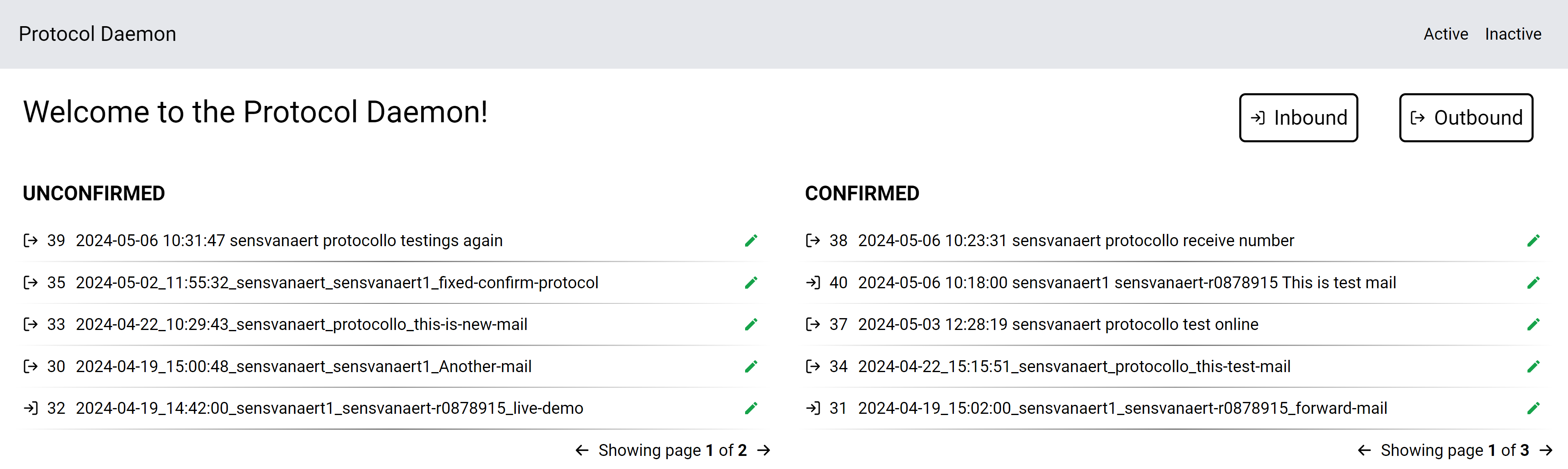 index protocol interface